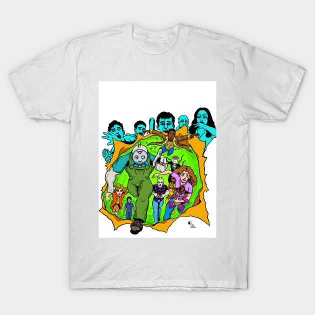 All New Junior High Horrors T-Shirt by Eric L Kent